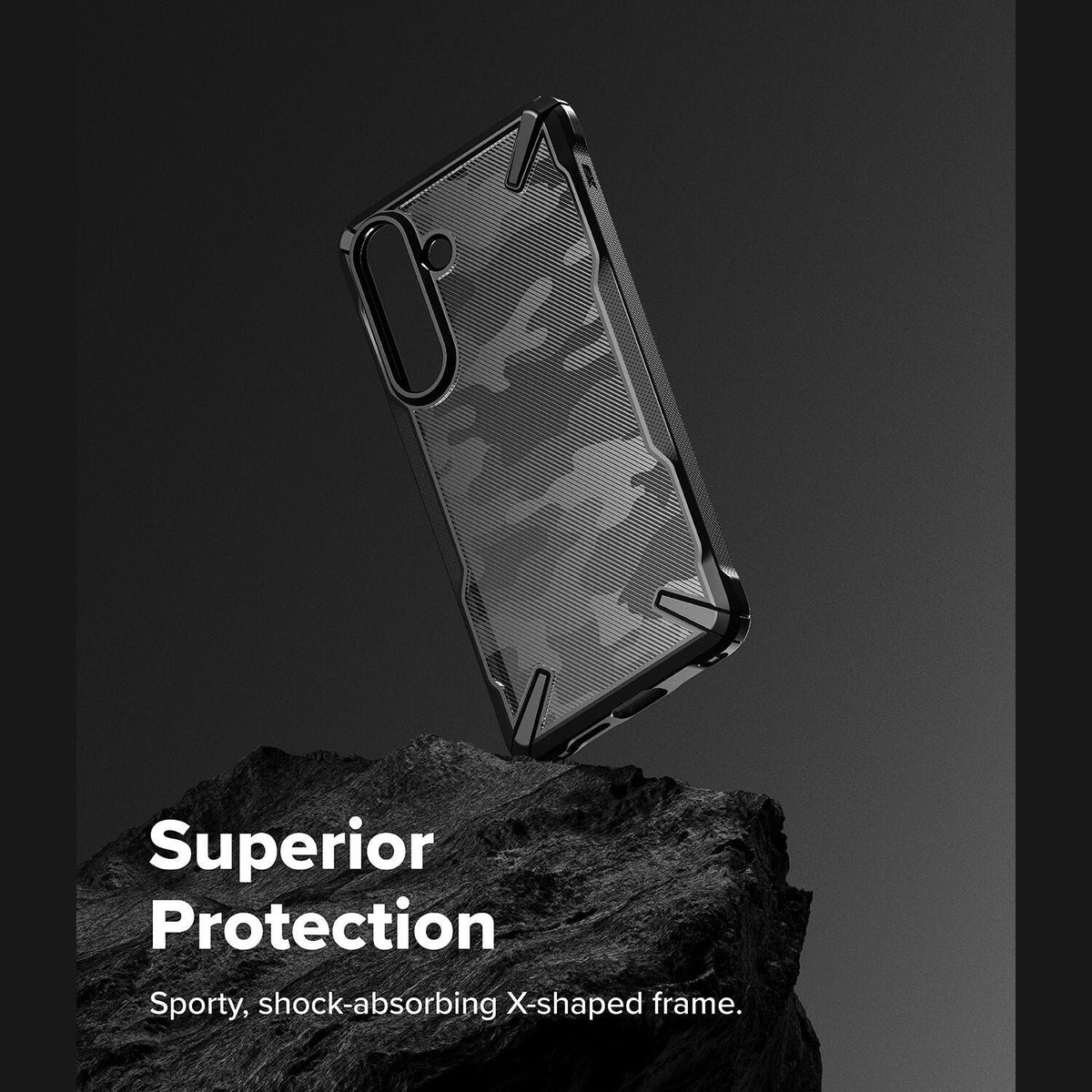 Θήκη Samsung Galaxy S26 Ringke Fusion X Ανθεκτική Σκληρή - Camo Black (8800328815605)