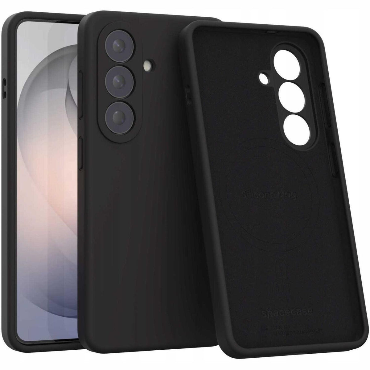 Θήκη Samsung Galaxy S26 Spacecase Silicone Mag Case Σιλικόνης με MagSafe - Black (5905719139551)