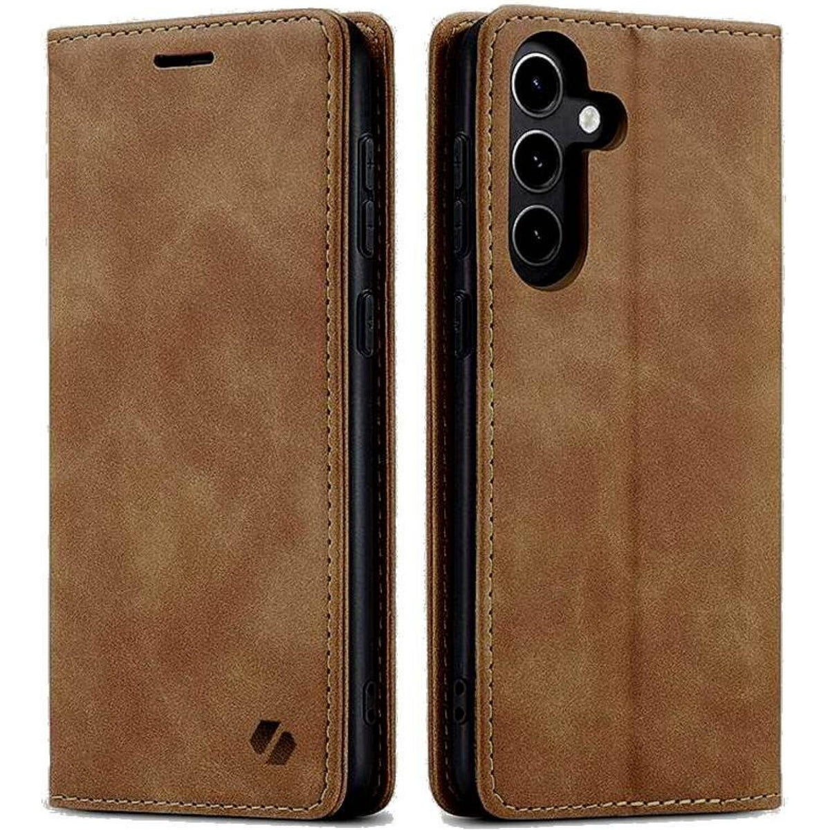 Θήκη Samsung Galaxy S26 Spacecase Wallet Πορτοφόλι - Light Brown (5905719139889)