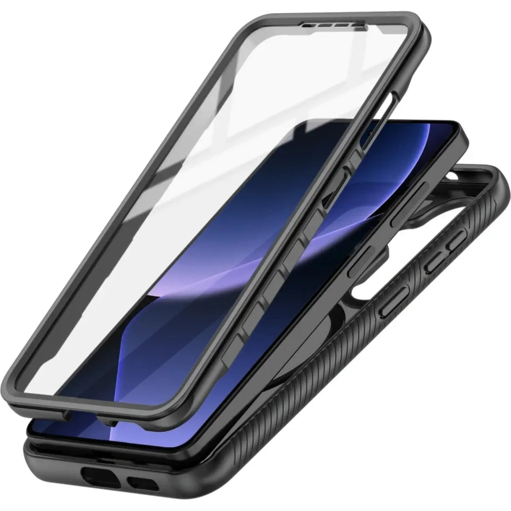 Θήκη Samsung Galaxy S26 Tech-Protect Defense Ημιδιάφανη Full Body 360° με MagSafe - Matte Black (5906302390229)