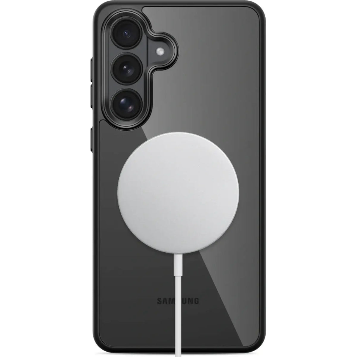 Θήκη Samsung Galaxy S26 Tech-Protect MagMat Σκληρή Διάφανη με MagSafe - Black / Clear (5906302390106)