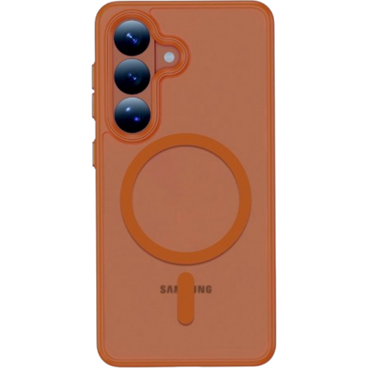 Θήκη Samsung Galaxy S26 Tech-Protect MagMat Σκληρή Ημιδιάφανη με MagSafe - Matte Orange (5906302390748)