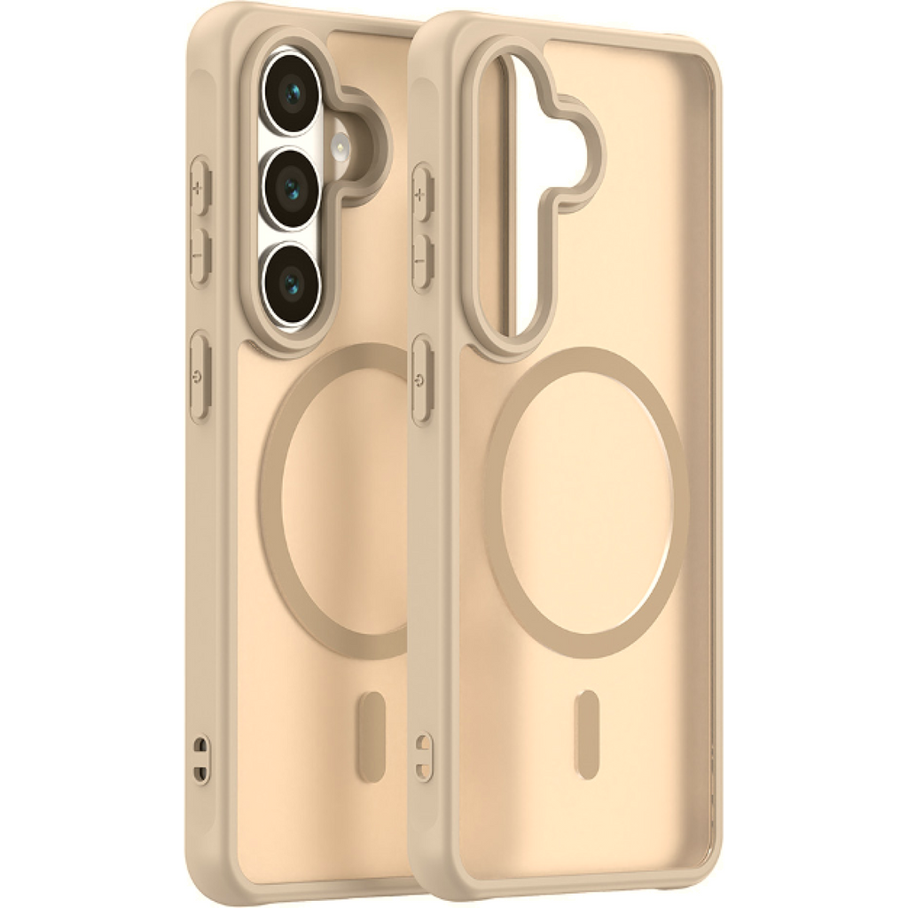 Θήκη Samsung Galaxy S26 Techsuit HaloFrost II MagSafe Σκληρή Ημιδιάφανη με MagSafe - Gold (5949419341999)