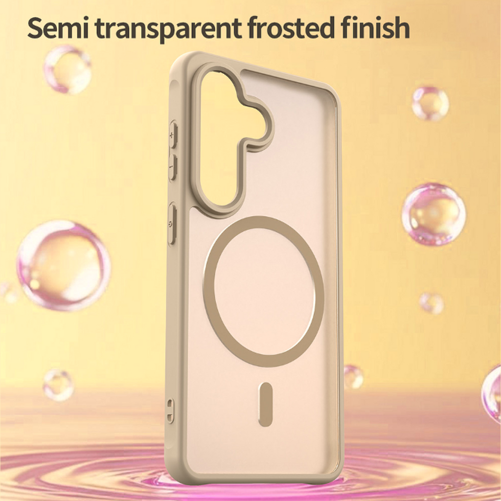Θήκη Samsung Galaxy S26 Techsuit HaloFrost II MagSafe Σκληρή Ημιδιάφανη με MagSafe - Gold (5949419341999)