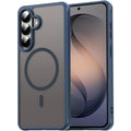 Θήκη Samsung Galaxy S26 Techsuit HaloFrost II MagSafe Σκληρή Ημιδιάφανη με MagSafe - Navy Blue (5949419341982)