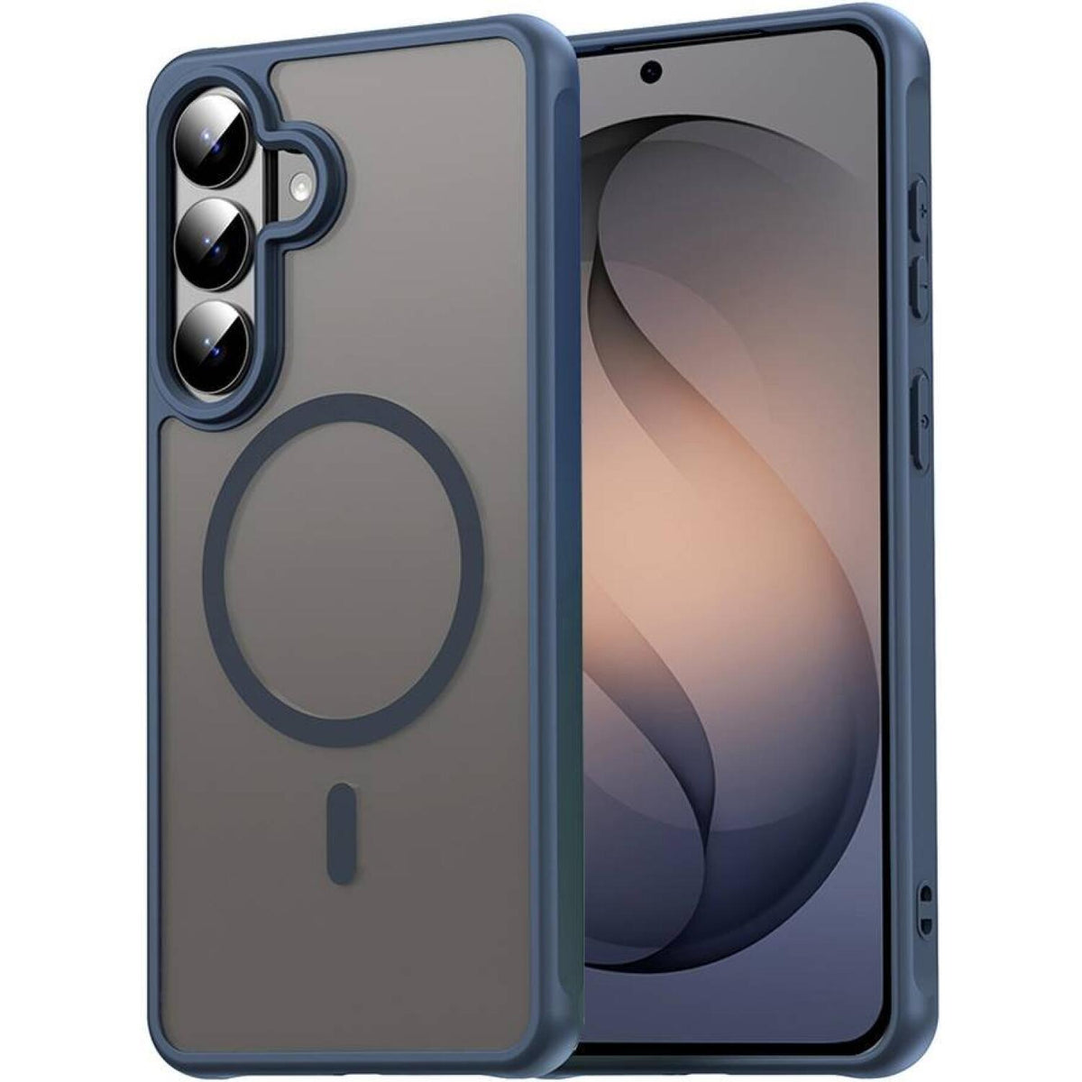 Θήκη Samsung Galaxy S26 Techsuit HaloFrost II MagSafe Σκληρή Ημιδιάφανη με MagSafe - Navy Blue (5949419341982)
