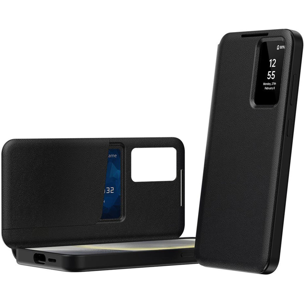 Θήκη Samsung Galaxy S26 Techsuit SmartView Series Flip με Ενεργό Πορτάκι - Black (5949419357006)