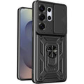 Θήκη Samsung Galaxy S26 Ultra Bodycell Armor Slide Ανθεκτική με Κάλυμμα για την Κάμερα & Μεταλλικό Ring Holder - Black (52060