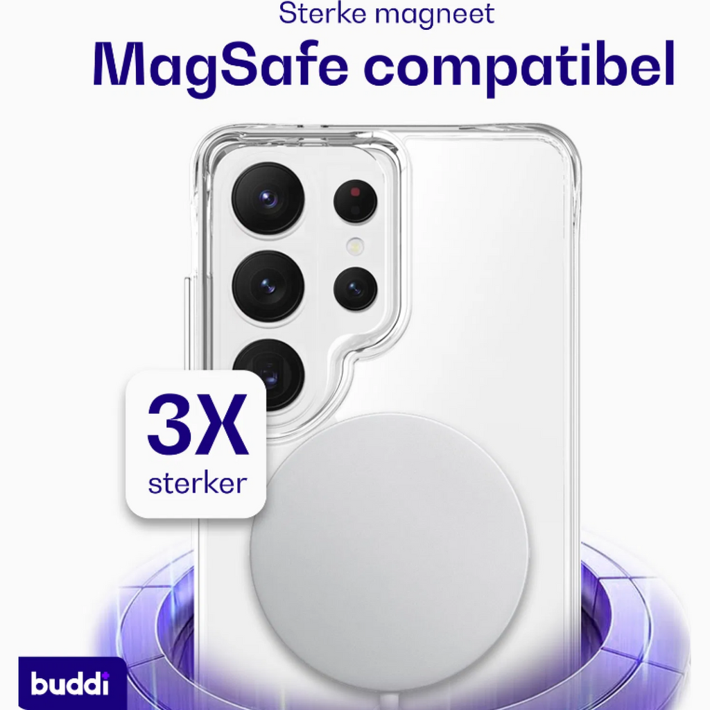 Θήκη Samsung Galaxy S26 Ultra Buddi Core Σκληρή Διάφανη με MagSafe - Clear (8719246544231)