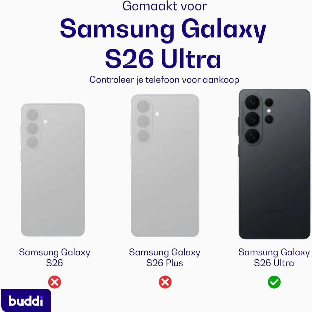Θήκη Samsung Galaxy S26 Ultra Buddi Hybrid Σκληρή Διάφανη με MagSafe - Matched Blue (8719246597404)