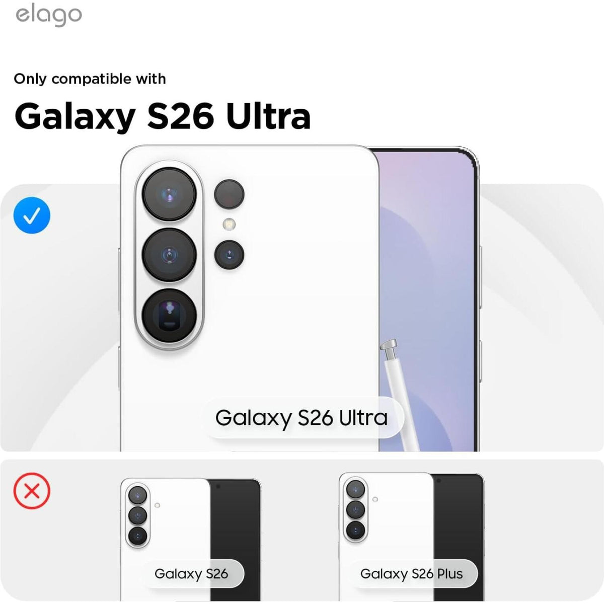 Θήκη Samsung Galaxy S26 Ultra Elago Hybrid Διάφανη Σκληρή - Transparent (EGS26HB69-TR)