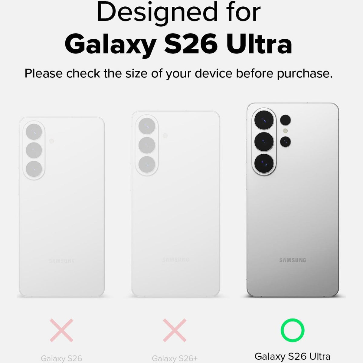 Θήκη Samsung Galaxy S26 Ultra Ringke UX Magnetic Σκληρή με MagSafe & KickStand - Smoke Black (8800328814837)