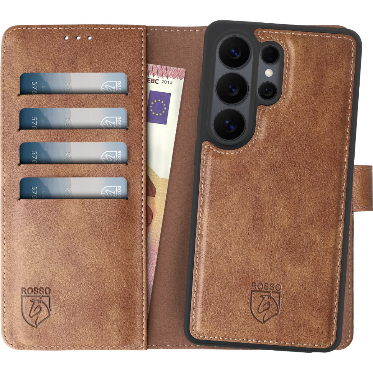Θήκη Samsung Galaxy S26 Ultra Rosso Element 2 in 1 PU Πορτοφόλι - Brown (8719246558238)