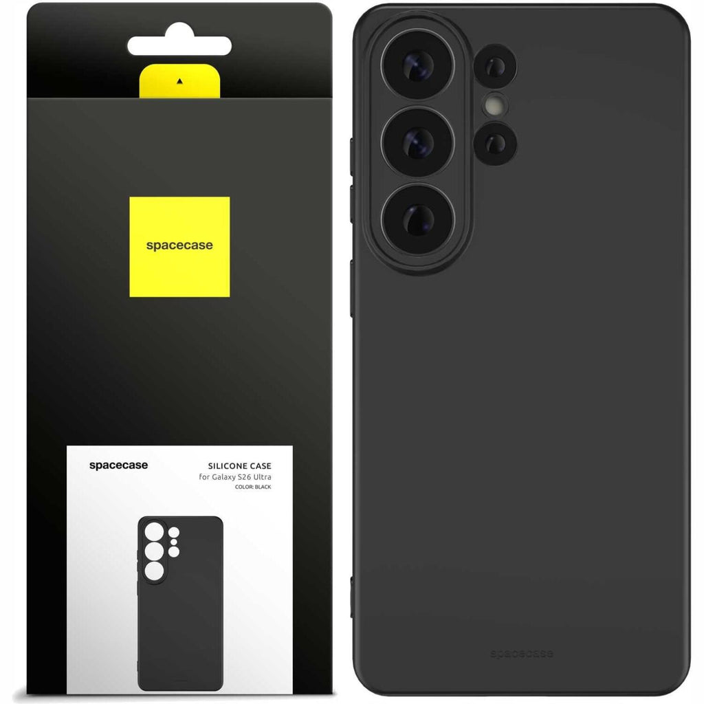 Θήκη Samsung Galaxy S26 Ultra Spacecase Silicone Case Σιλικόνης - Black (5905719139773)