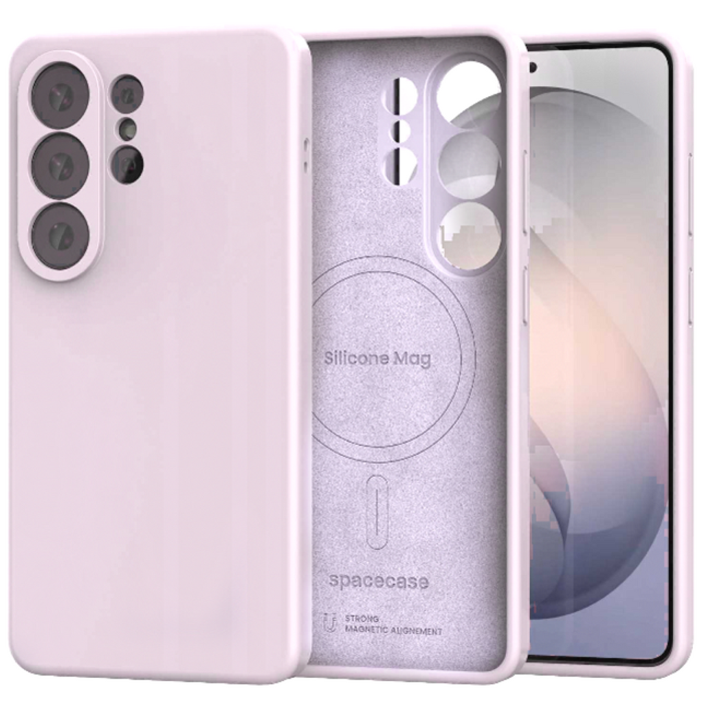 Θήκη Samsung Galaxy S26 Ultra Spacecase Silicone Mag Case Σιλικόνης με MagSafe - Purple (5905719139643)