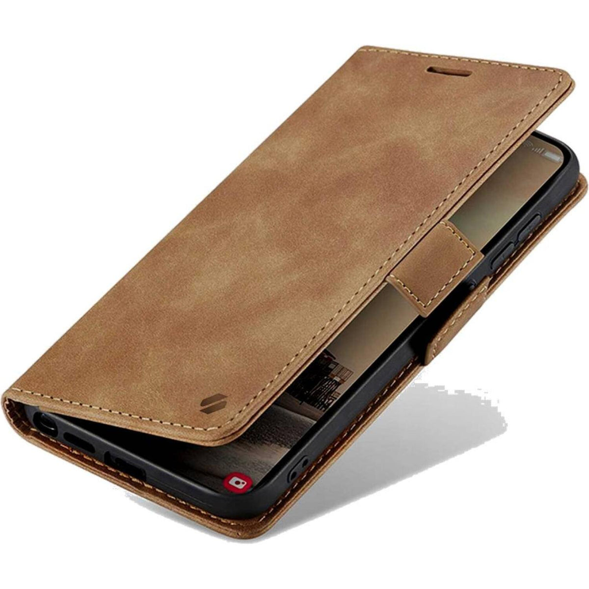 Θήκη Samsung Galaxy S26 Ultra Spacecase Wallet Πορτοφόλι - Light Brown (5905719139926)