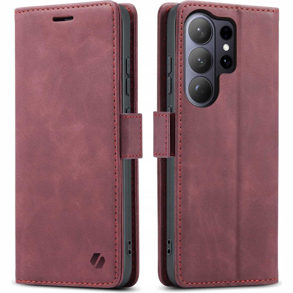 Θήκη Samsung Galaxy S26 Ultra Spacecase Wallet Πορτοφόλι - Red (5905719139919)