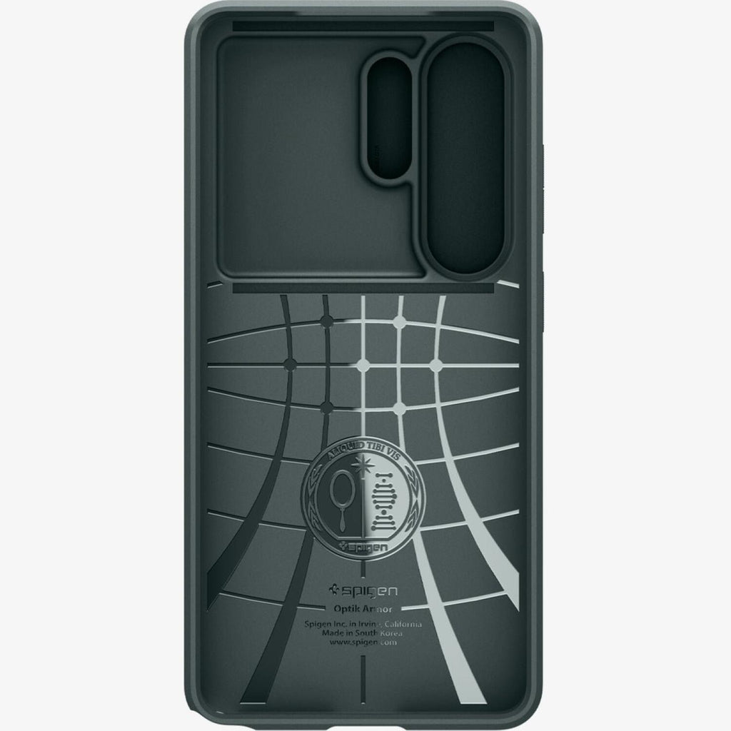 Θήκη Samsung Galaxy S26 Ultra Spigen Optik Armor Ανθεκτική με Κάλυμμα για την Κάμερα - Abyss Green (ACS10688)