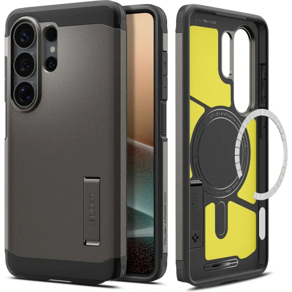 Θήκη Samsung Galaxy S26 Ultra Spigen Tough Armor MagFit Ανθεκτική με MagSafe & KickStand - Gunmetal (ACS10685)