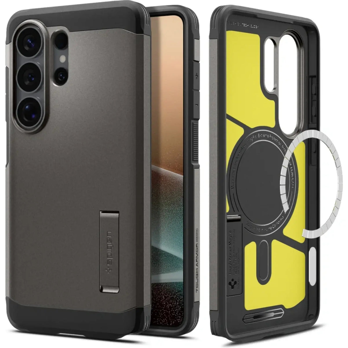 Θήκη Samsung Galaxy S26 Ultra Spigen Tough Armor MagFit Ανθεκτική με MagSafe & KickStand - Gunmetal (ACS10685)
