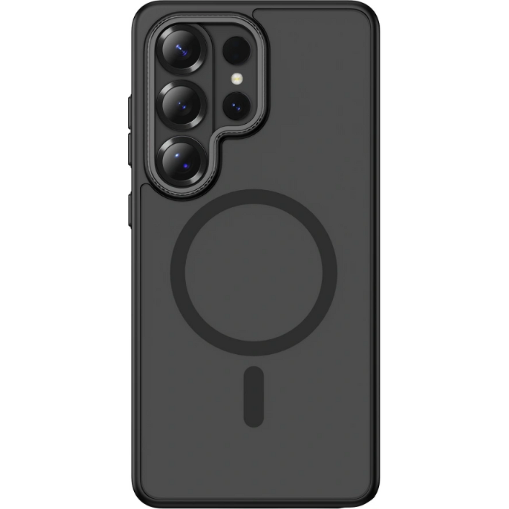 Θήκη Samsung Galaxy S26 Ultra Tech-Protect MagCam Σκληρή Ημιδιάφανη με MagSafe - Matte Black (5906302390151)