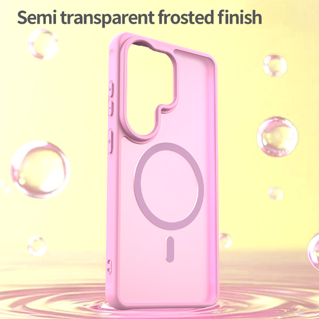 Θήκη Samsung Galaxy S26 Ultra Techsuit HaloFrost II MagSafe Σκληρή Ημιδιάφανη με MagSafe - Pink (5949419341937)