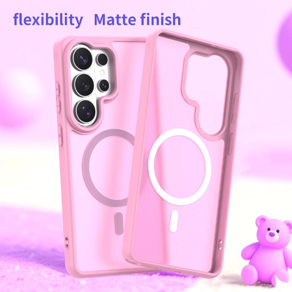 Θήκη Samsung Galaxy S26 Ultra Techsuit HaloFrost II MagSafe Σκληρή Ημιδιάφανη με MagSafe - Pink (5949419341937)