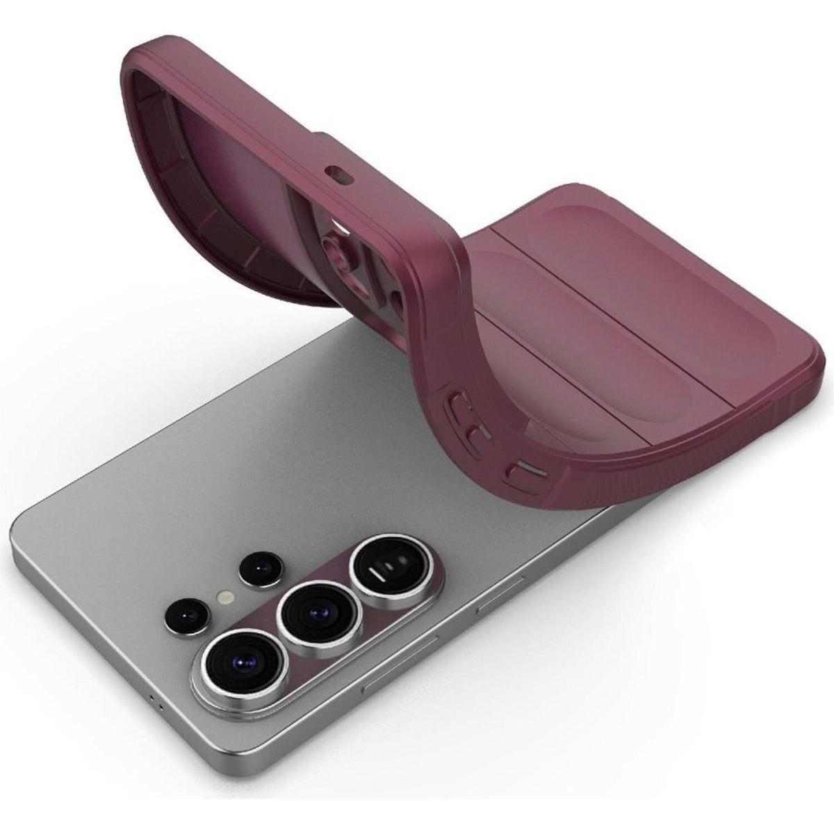 Θήκη Samsung Galaxy S26 Ultra Techsuit Magic Shield Σιλικόνης - Bordeaux (5949419342507)