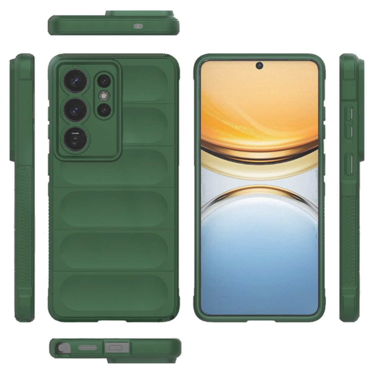 Θήκη Samsung Galaxy S26 Ultra Techsuit Magic Shield Σιλικόνης - Green (5949419342538)