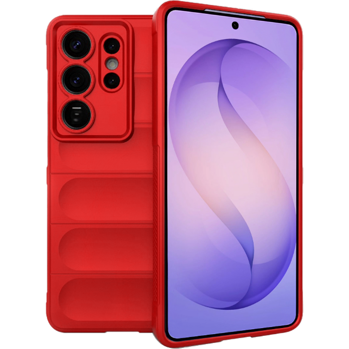 Θήκη Samsung Galaxy S26 Ultra Techsuit Magic Shield Σιλικόνης - Red (5949419342521)