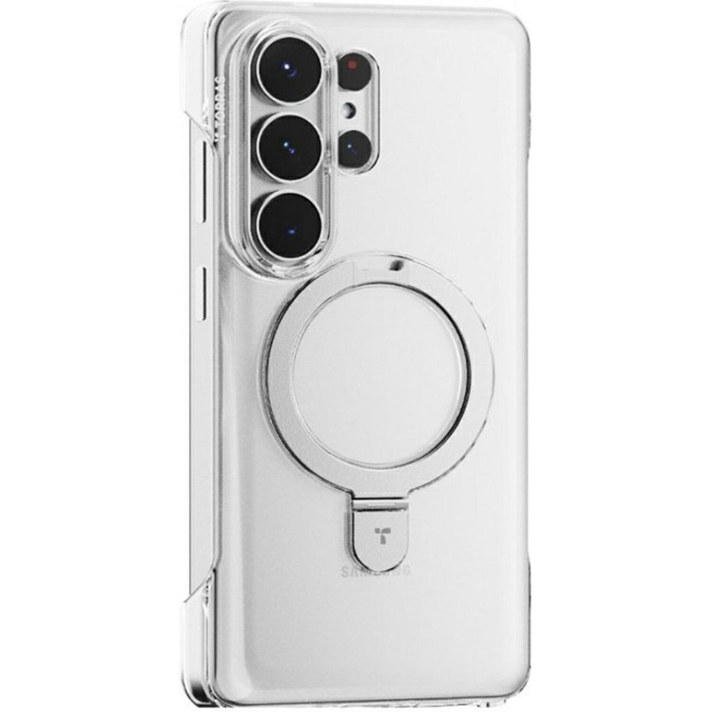Θήκη Samsung Galaxy S26 Ultra Torras Ostand Q1 Slim Διάφανη Σκληρή με MagSafe & KickStand - Clear (6938075647223)
