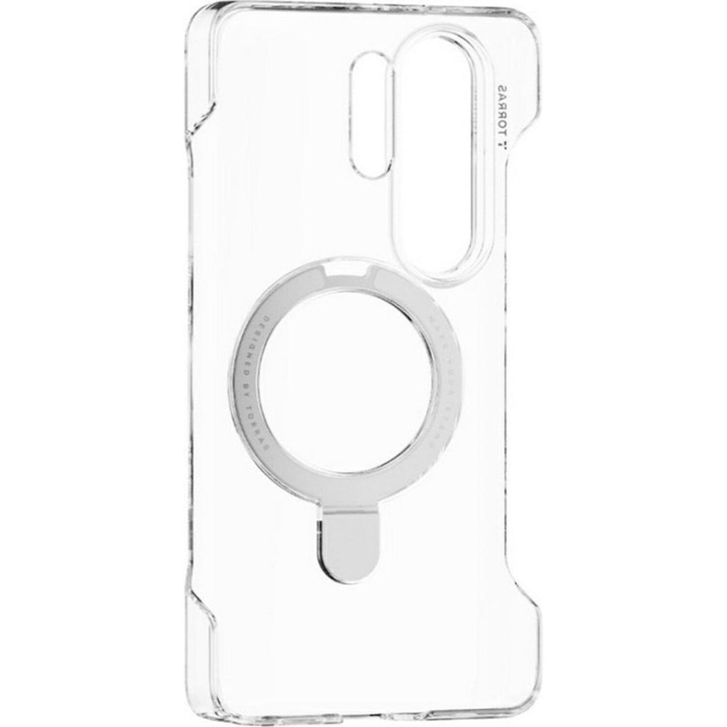 Θήκη Samsung Galaxy S26 Ultra Torras Ostand Q1 Slim Διάφανη Σκληρή με MagSafe & KickStand - Clear (6938075647223)