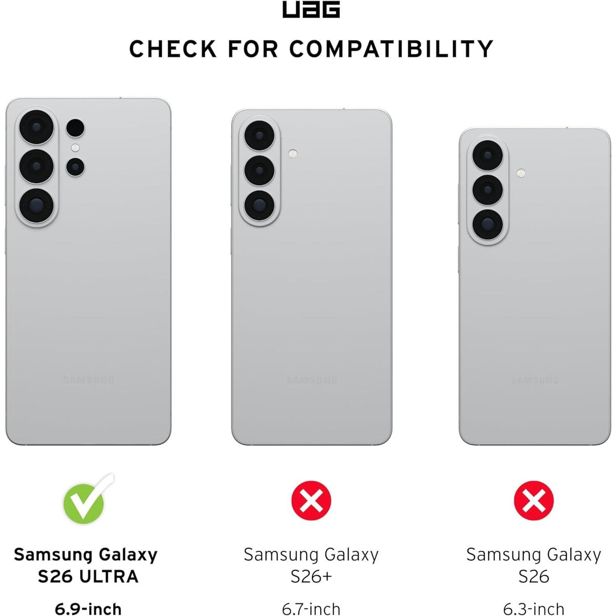 Θήκη Samsung Galaxy S26 Ultra UAG Civilian Ανθεκτική με MagSafe - Black (214535114040)