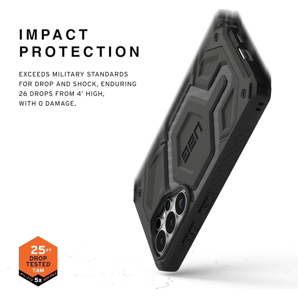 Θήκη Samsung Galaxy S26 Ultra UAG Monarch Pro Ανθεκτική με MagSafe - Carbon Fiber (214513114242)