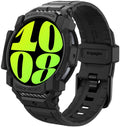 Θήκη Samsung Galaxy Watch 7 44mm - Spigen Rugged Armor Pro Unibody Σιλικόνης - Matte Black (ACS08338)