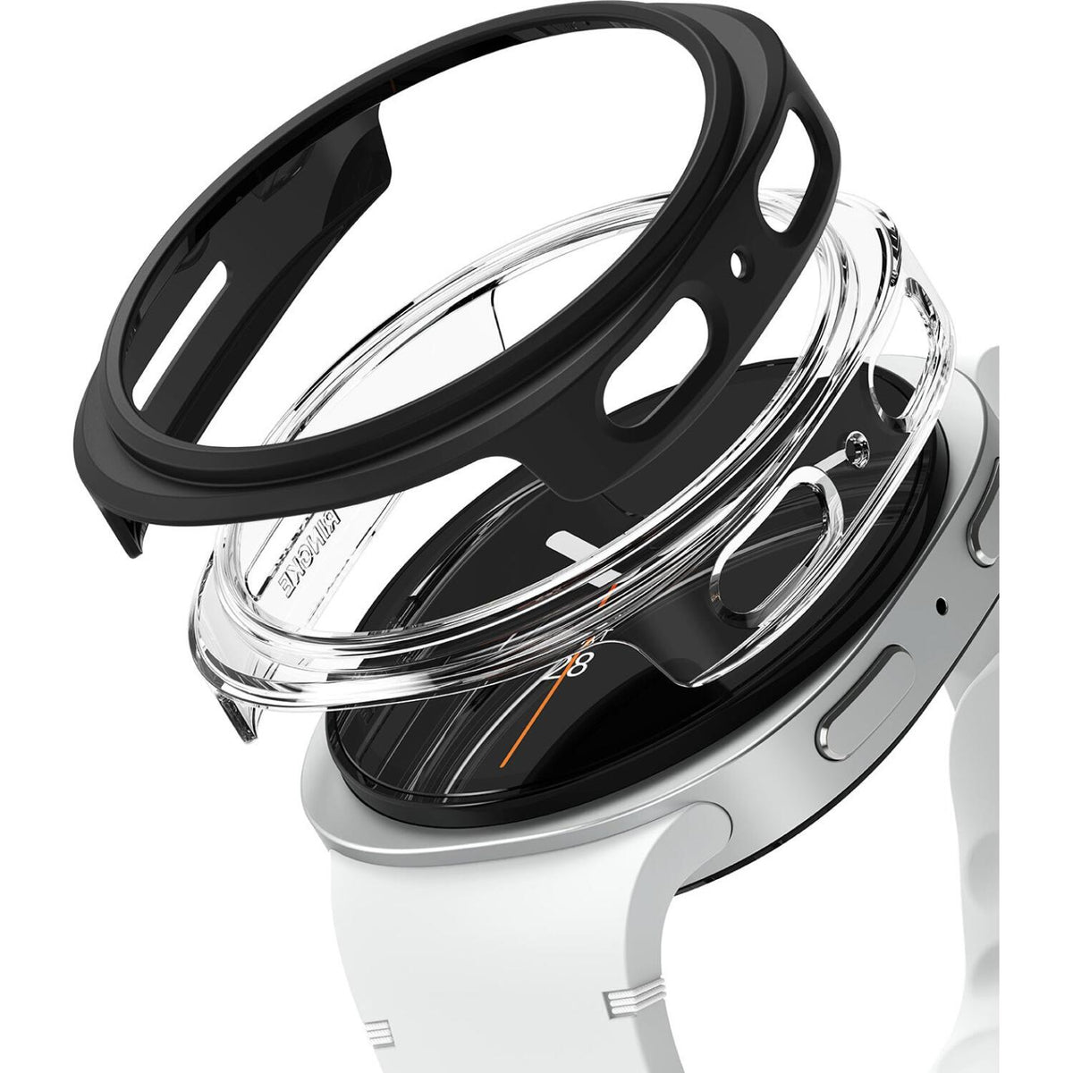 Θήκη Samsung Galaxy Watch 9 / 8 40mm Ringke Slim Case Σκληρή 2 Τεμάχια - Clear / Matte Black (8800293856047)