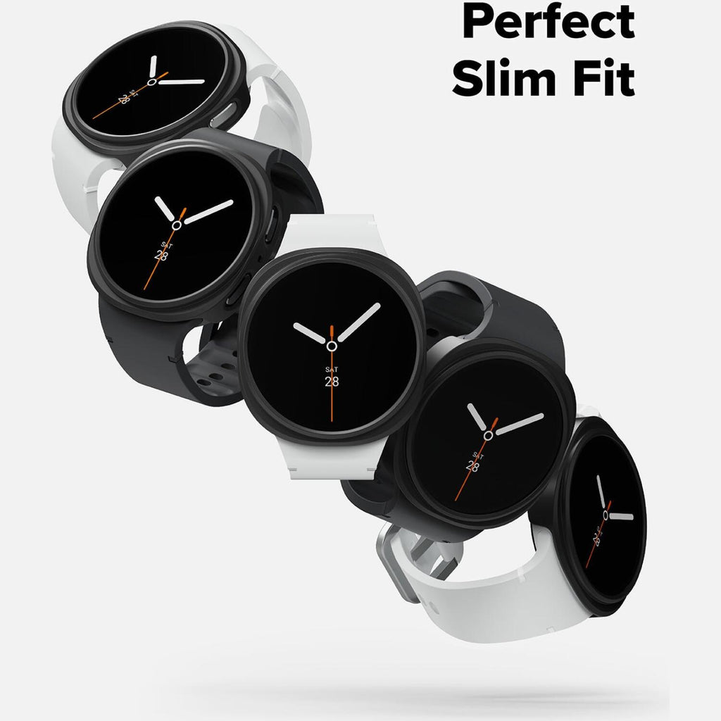 Θήκη Samsung Galaxy Watch 9 / 8 44mm Ringke Slim Case Σκληρή 2 Τεμάχια - Clear / Matte Black (8800293856146)