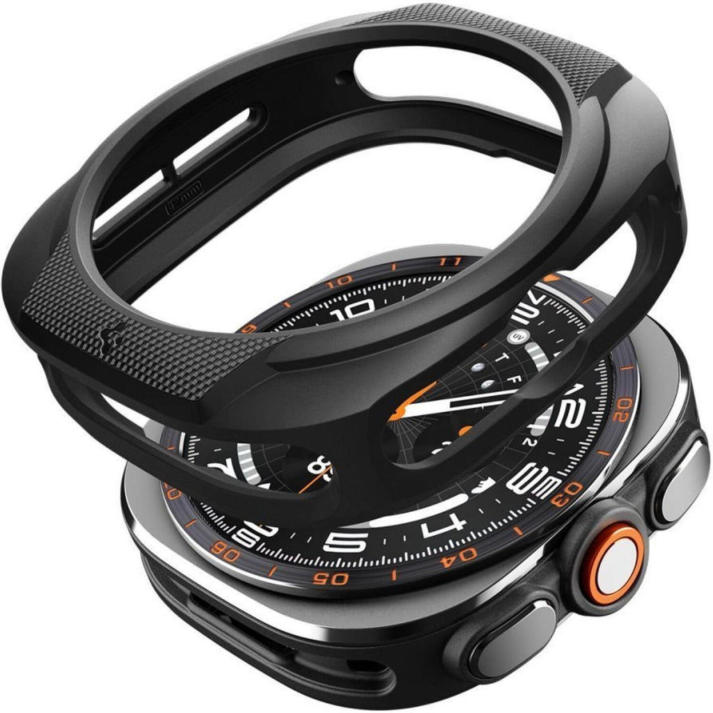Θήκη Samsung Galaxy Watch Ultra2 2026 47mm Spigen Liquid Air Σιλικόνης - Matte Black (ACS11610)