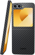 Θήκη Samsung Galaxy Z Flip7 FE / Z Flip6 - Nekit Fiber Σκληρή με MagSafe Aramid Fiber - 1mm - 1500D Kevlar - Black (871924645