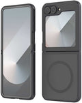 Θήκη Samsung Galaxy Z Flip6 - Spacecase Hybrid MagSafe Σκληρή Ημιδιάφανη με MagSafe - Black (5905719110864)
