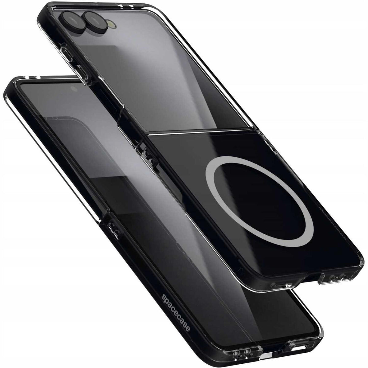 Θήκη Samsung Galaxy Z Flip7 Spacecase Crystal MagCase Διάφανη Σκληρή με MagSafe 2mm - Clear (5905719129507)