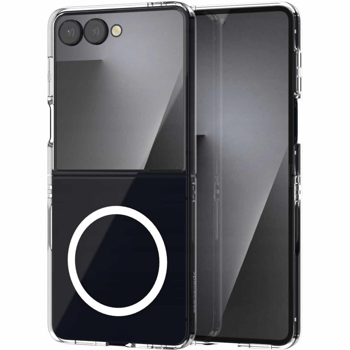 Θήκη Samsung Galaxy Z Flip7 Spacecase Crystal MagCase Διάφανη Σκληρή με MagSafe 2mm - Clear (5905719129507)