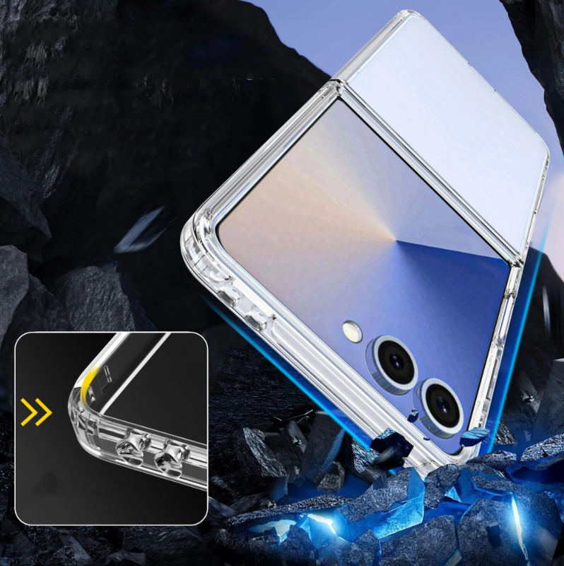 Θήκη Samsung Galaxy Z Flip7 Tech-Protect FlexAir Hybrid Σκληρή Διάφανη - Clear (5906302318360)