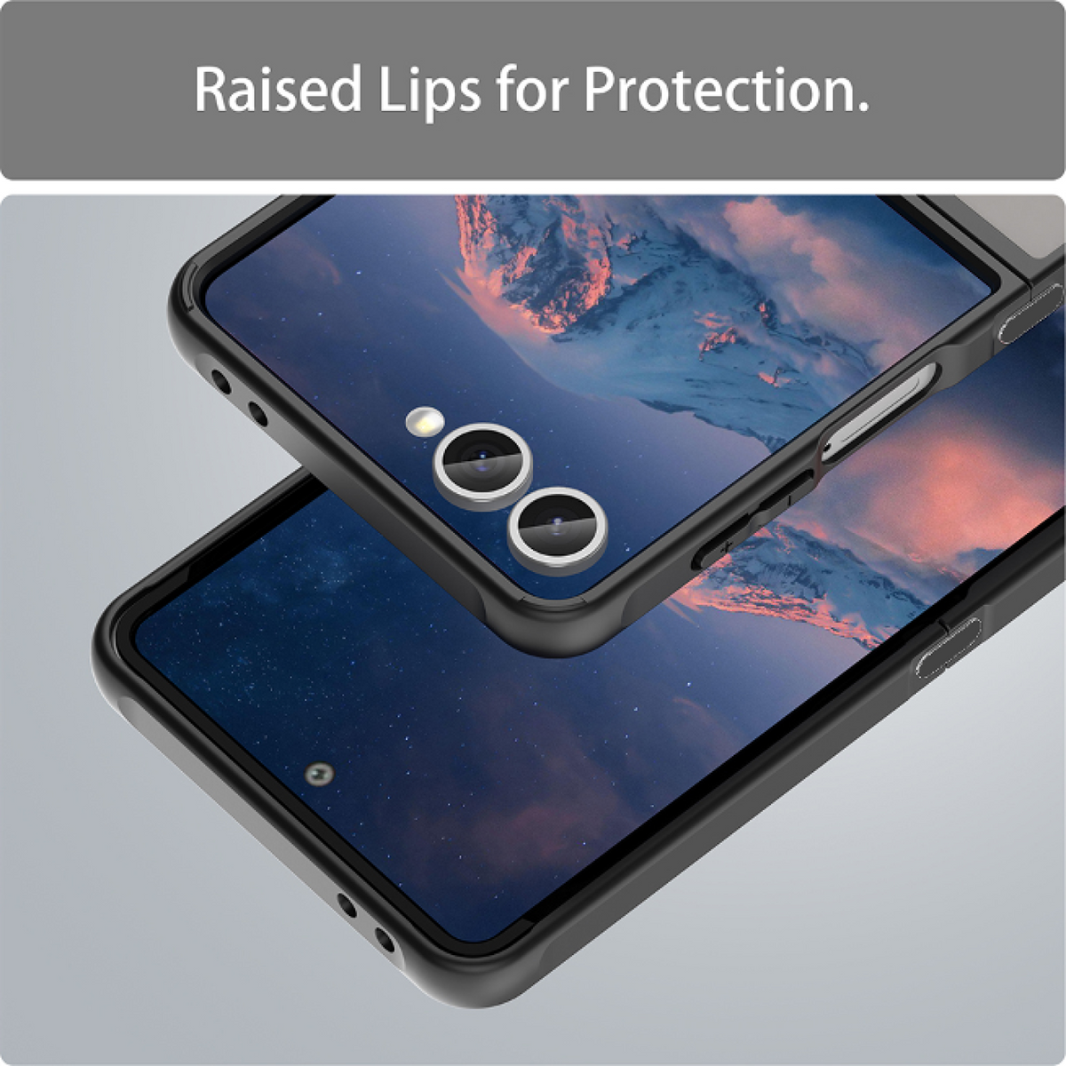 Θήκη Samsung Galaxy Z Flip7 Techsuit HaloFrost II MagSafe Σκληρή Ημιδιάφανη με MagSafe - Black (5949419296176)