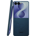 Θήκη Samsung Galaxy Z Flip8 Nekit Fiber Σκληρή με MagSafe Aramid Fiber 1mm 1500D Kevlar - Blue (8719246610301)