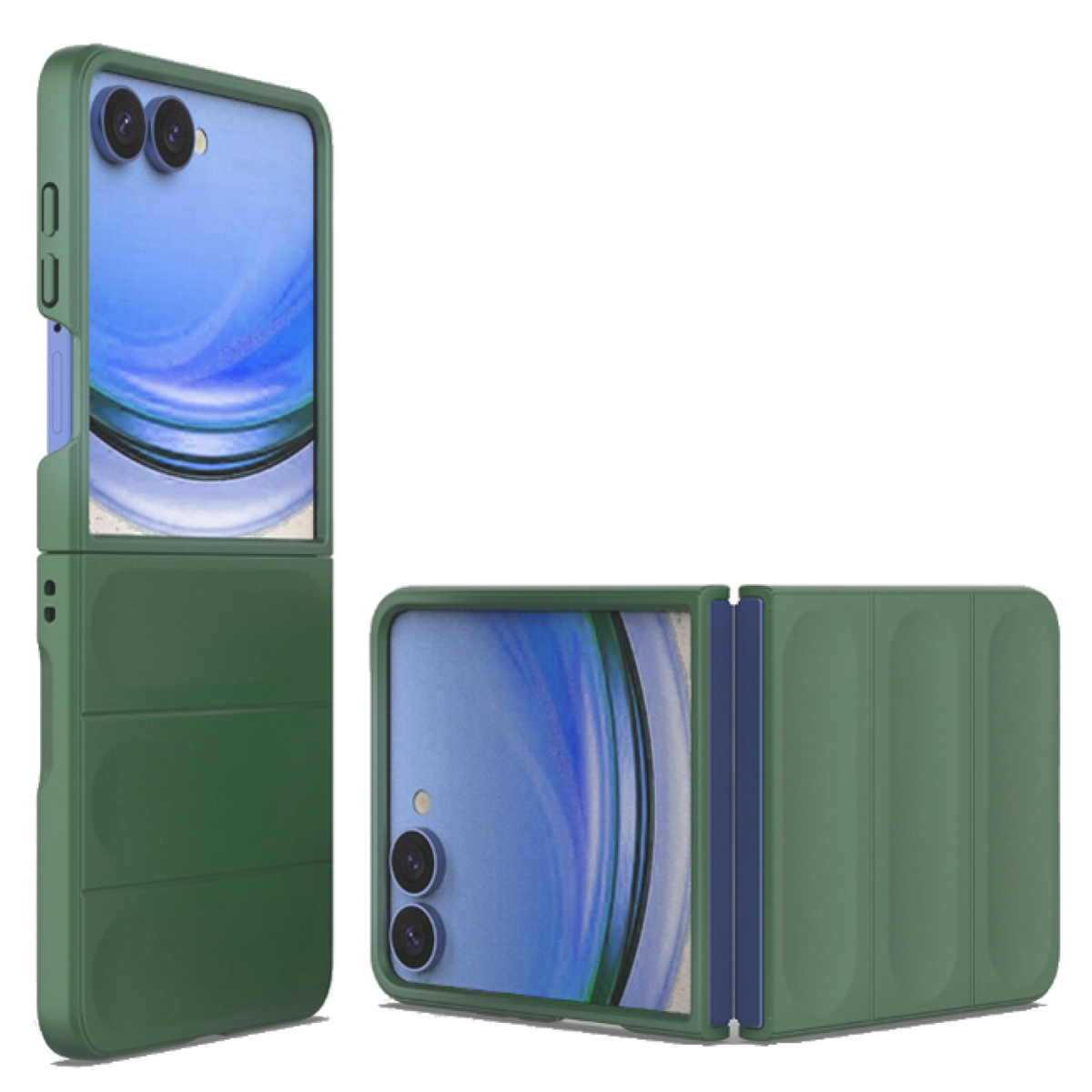 Θήκη Samsung Galaxy Z Flip8 Techsuit Magic Shield Σκληρή - Green (5949419374317)