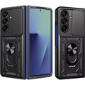 Θήκη Samsung Galaxy Z Fold7 Techsuit CamShield Ανθεκτική με Κάλυμμα για την Κάμερα & Μεταλλικό Ring Holder - Black (594941928