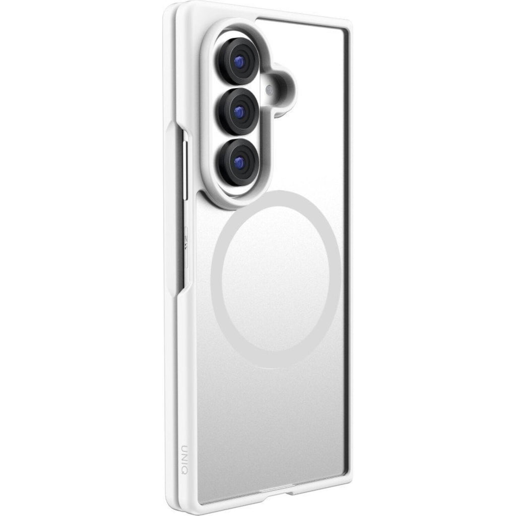 Θήκη Samsung Galaxy Z Fold8 Ultra Uniq Veren AF MagClick Ανθεκτική Ημιδιάφανη με MagSafe - White (UNIQ-GZFOLD8-VERNAFMCFST)