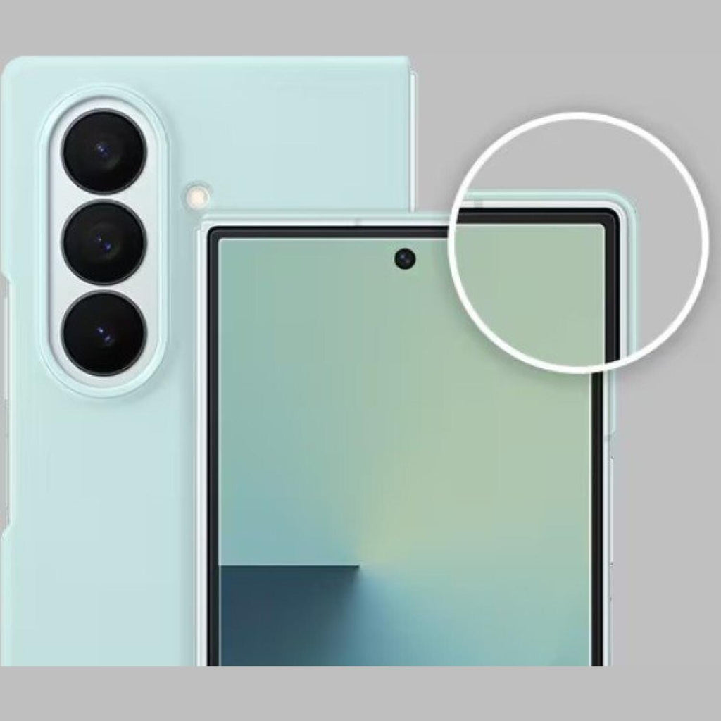 Θήκη Samsung Galaxy Z Fold7 Official Samsung Silicone Case Σιλικόνης με KickStand & Μεμβράνη Προστασίας Οθόνης - Mint (EF-MF9