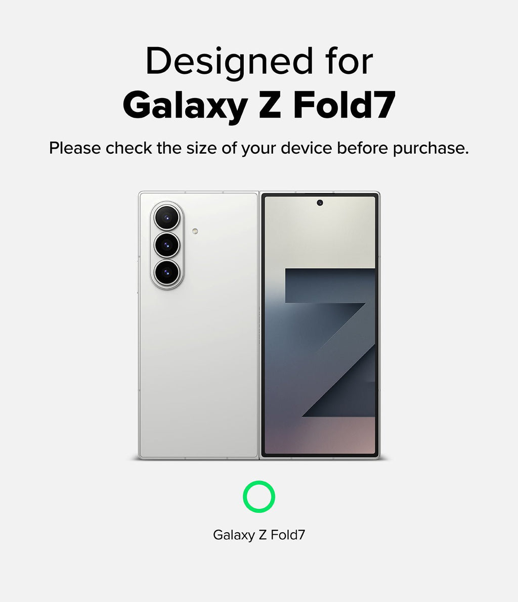 Θήκη Samsung Galaxy Z Fold7 Ringke Fusion Σκληρή Ανθεκτική Διάφανη με TPU Bumper - Clear (8800293855255)